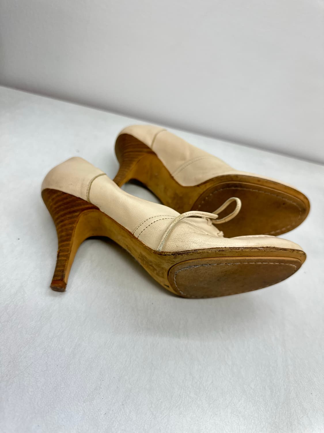 바네사 부루노 레이스업 펌프스 핑크  상품이미지5