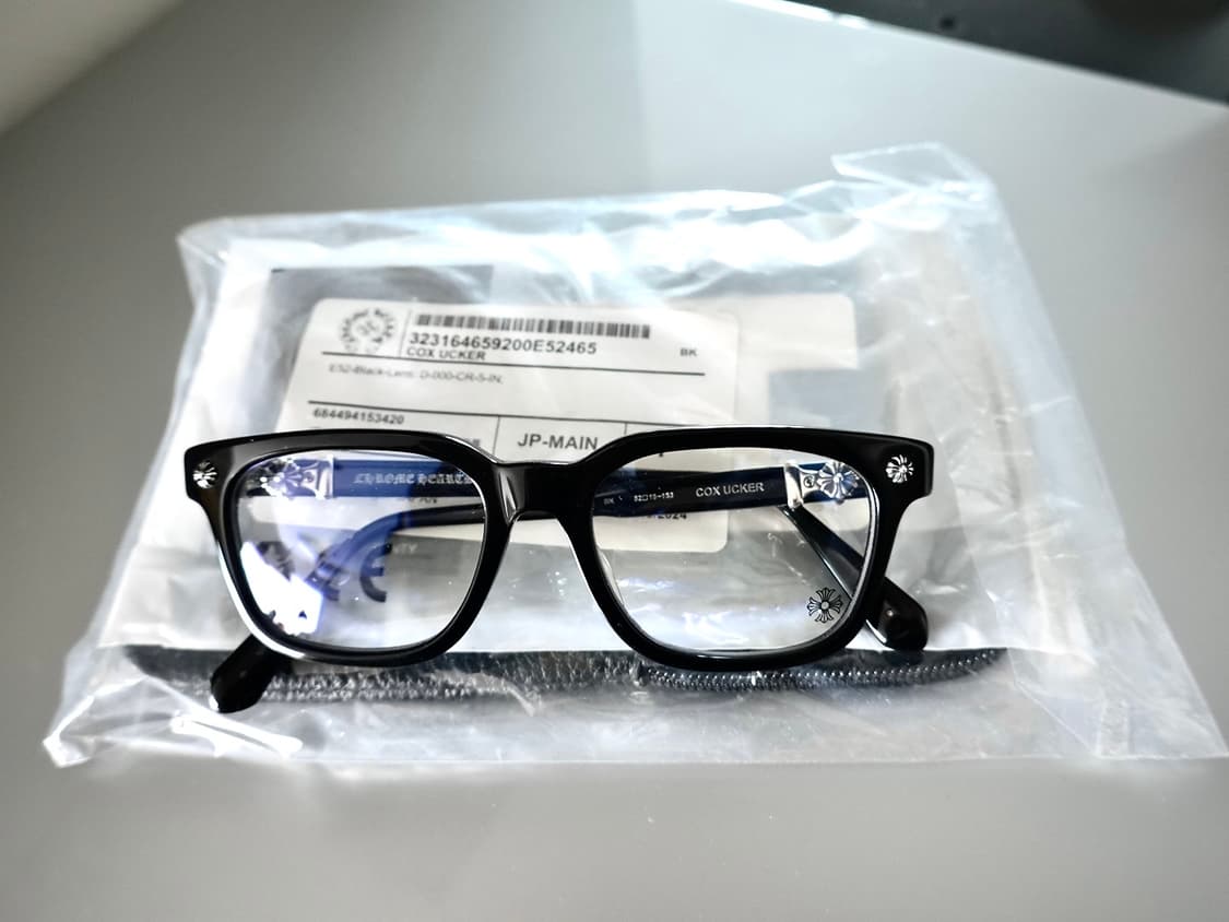 크롬하츠 콕스어커 블랙/실버 안경 상품이미지2