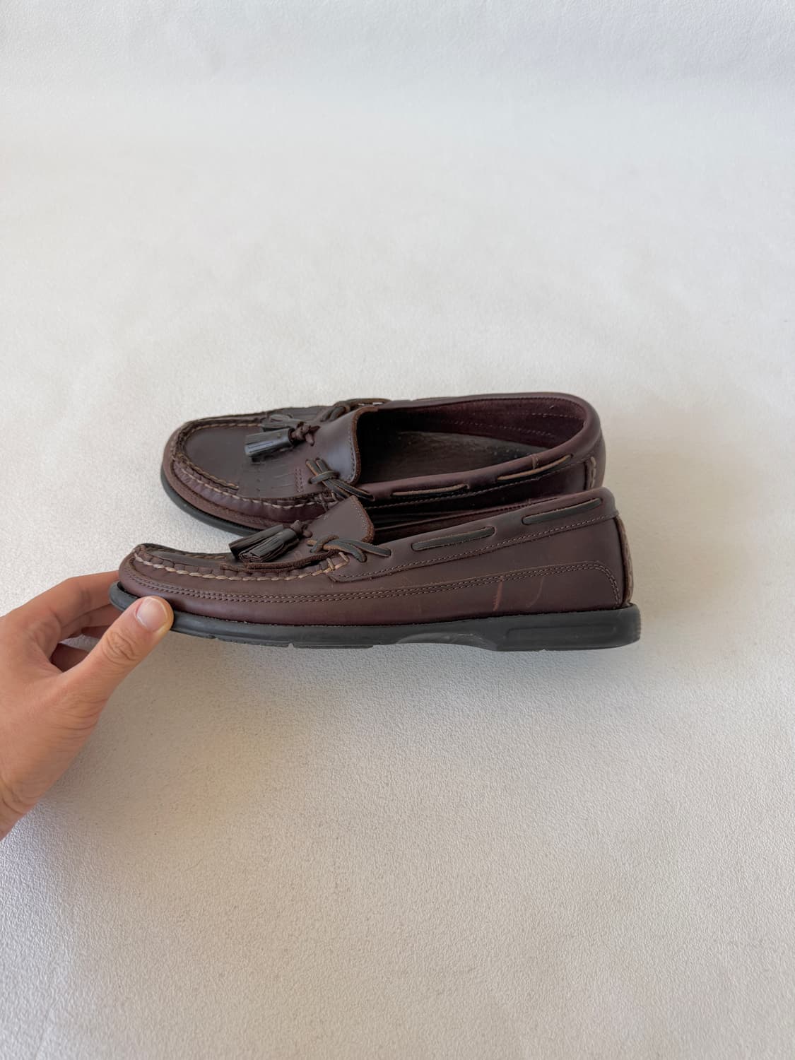 [MEN'S 8M]스페리(Sperry) 레더 보트슈즈 상품이미지1