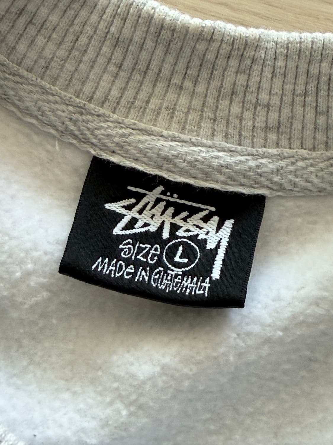 stussy 스투시 스웻셔츠 멜란지 그레이 L (100-105) 상품이미지5