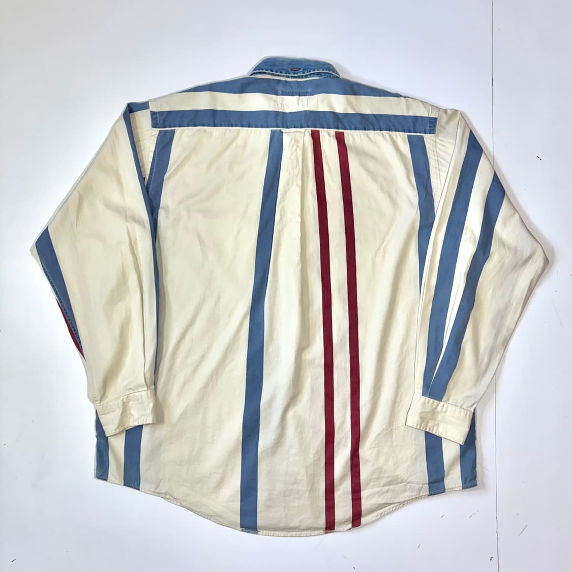 노티카 오버핏 스트라이프 셔츠 XL 상품이미지4