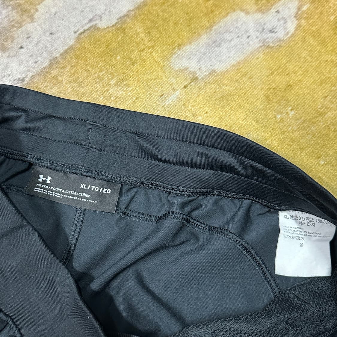 언더아머 블랙 러닝 조거팬츠 XL 상품이미지3