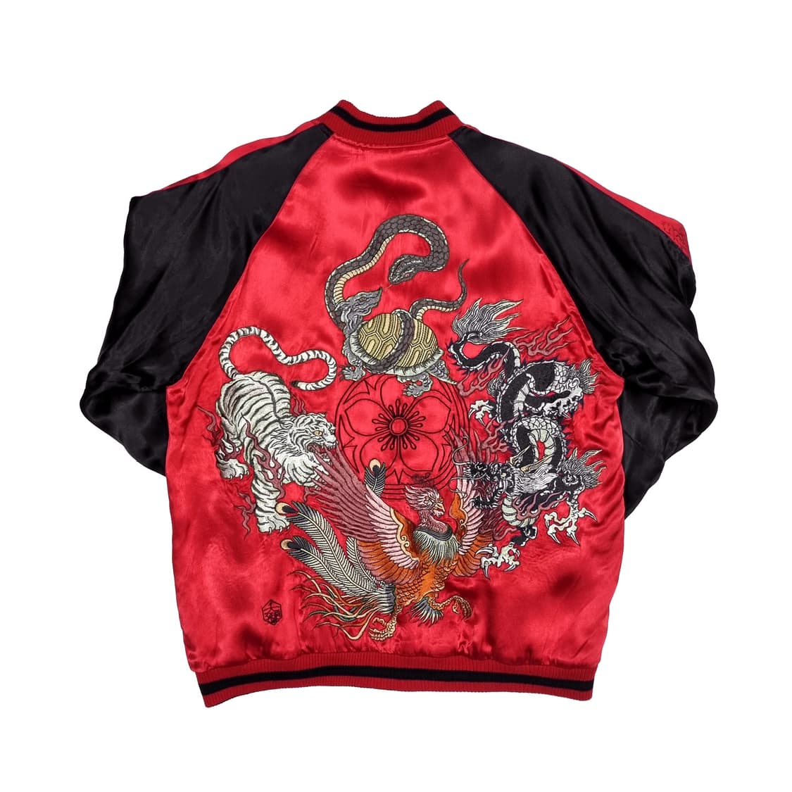 백화요란 | 육장생 양면 스카쟌 | 레드, 아이보리 | XL 상품이미지1