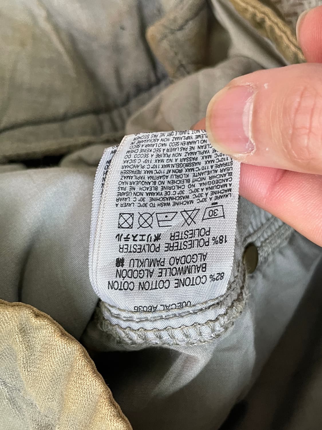 DIESEL 디젤 워크 유틸리티 코튼 벨티드 베스트 J03365 상품이미지6