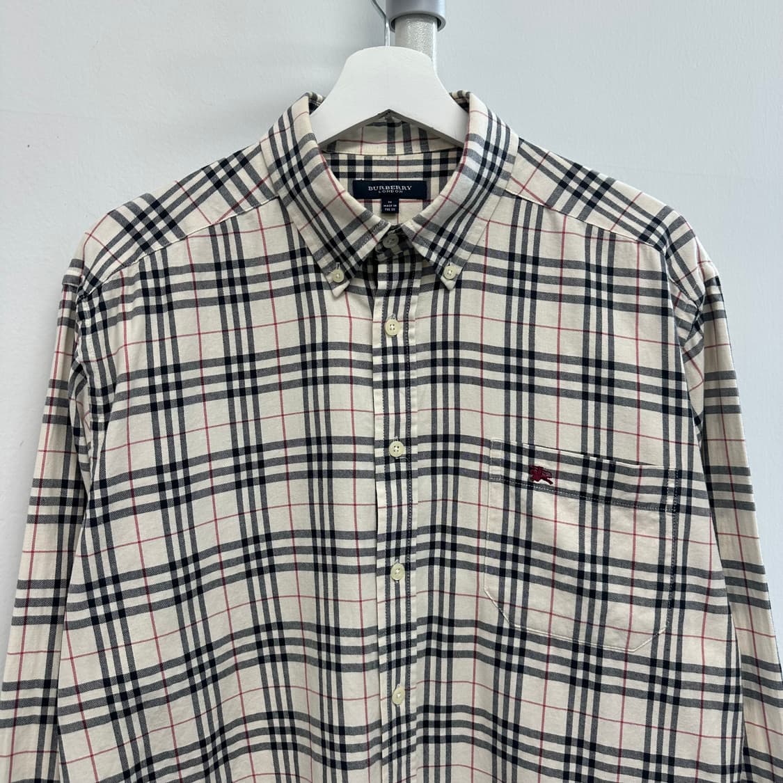 버버리 영국판 로고 체크 셔츠 상품이미지2