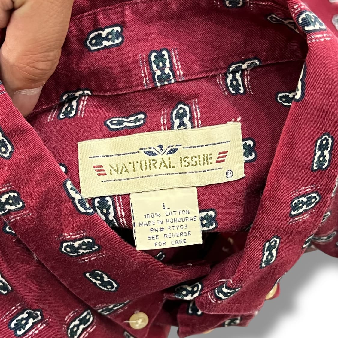  natural issue 패턴 셔츠 y12752 상품이미지7