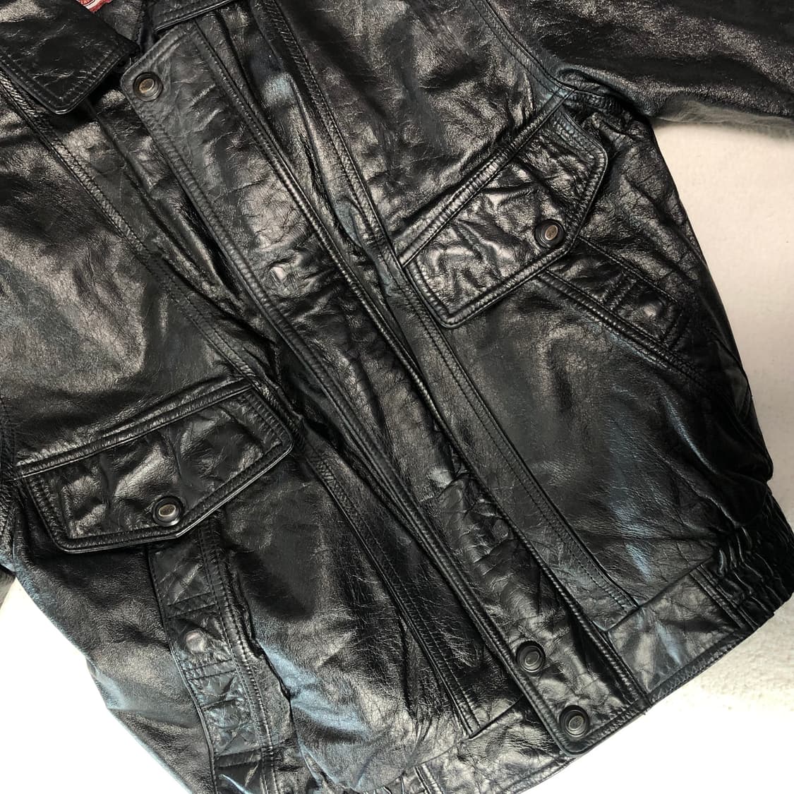 티파코시 카우하이드 레더자켓 상품이미지7