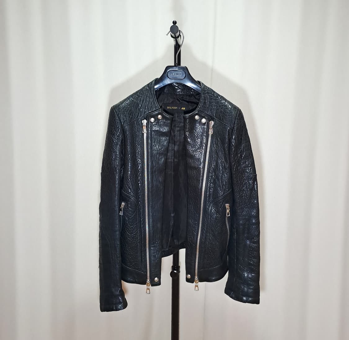 (택포) BALMAIN H&M 가죽자켓 42 B71 상품이미지1