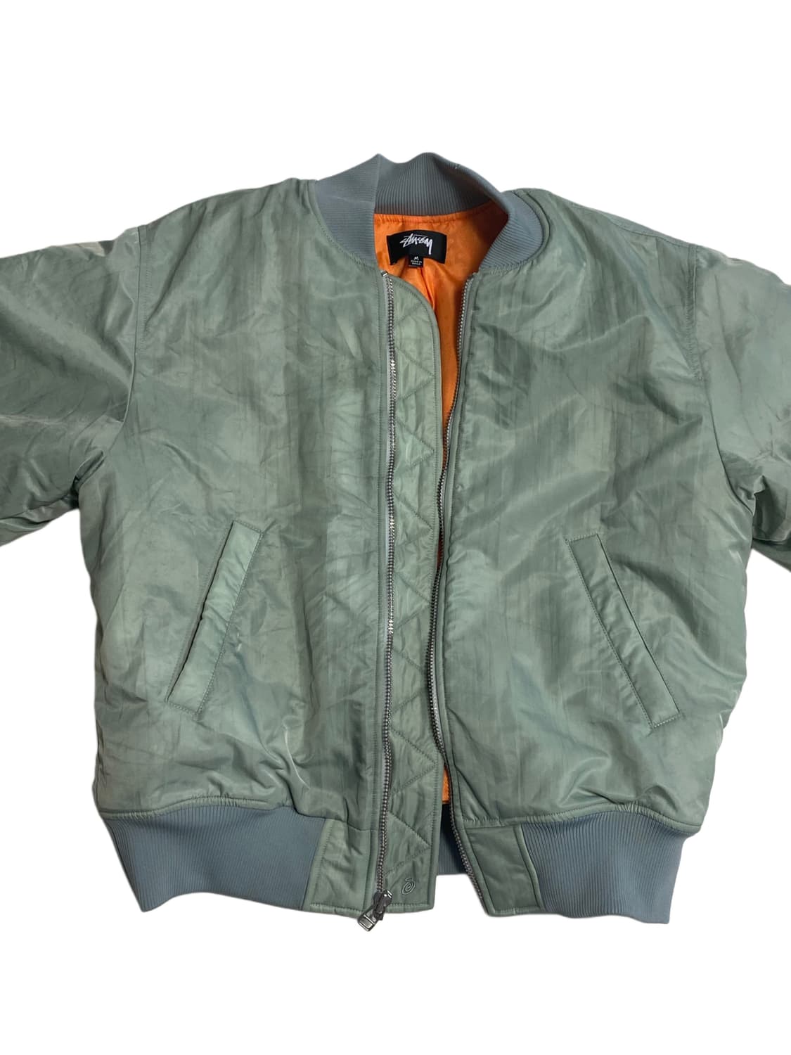 스투시 퀼티드 봄버 자켓 (Stüssy Nylon Di 상품이미지1