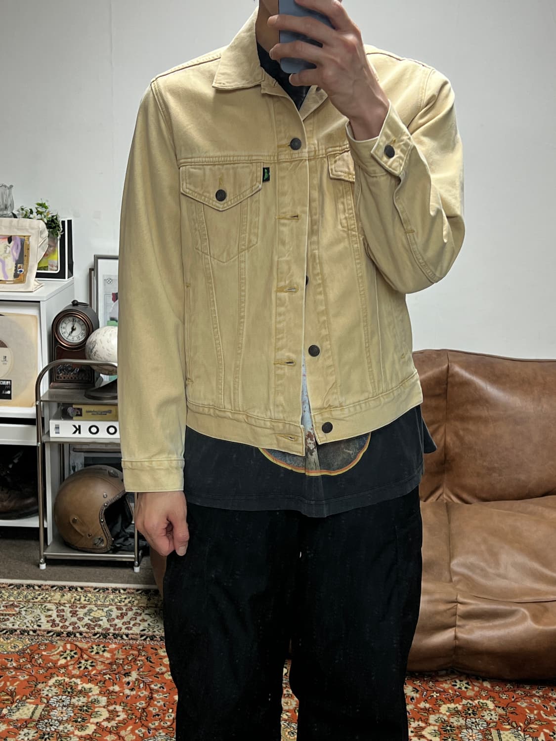 [100] 리바이스 3세대 데님 자켓 옐로우 베이지 상품이미지2