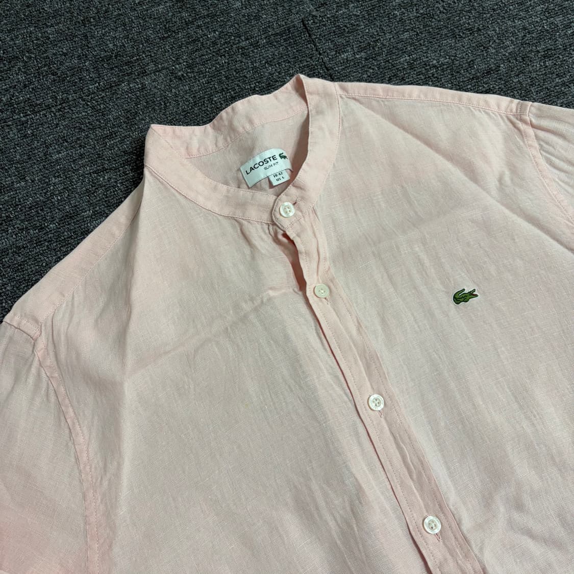 라코스테 헨리넥 린넨 셔츠 상품이미지3