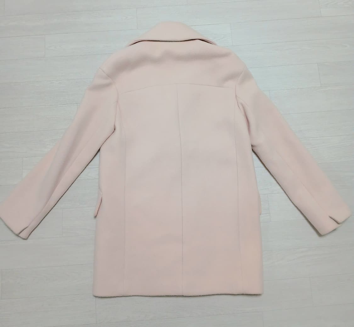 지컷 연핑크 반코트 베이비핑크 딸기우유 코트 상품이미지5