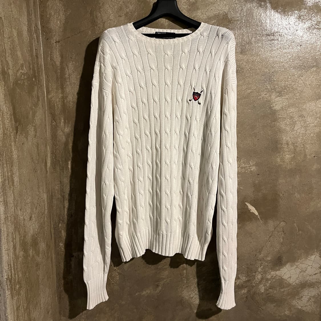 폴로랄프로렌 케이블 니트 아이보리 상품이미지5
