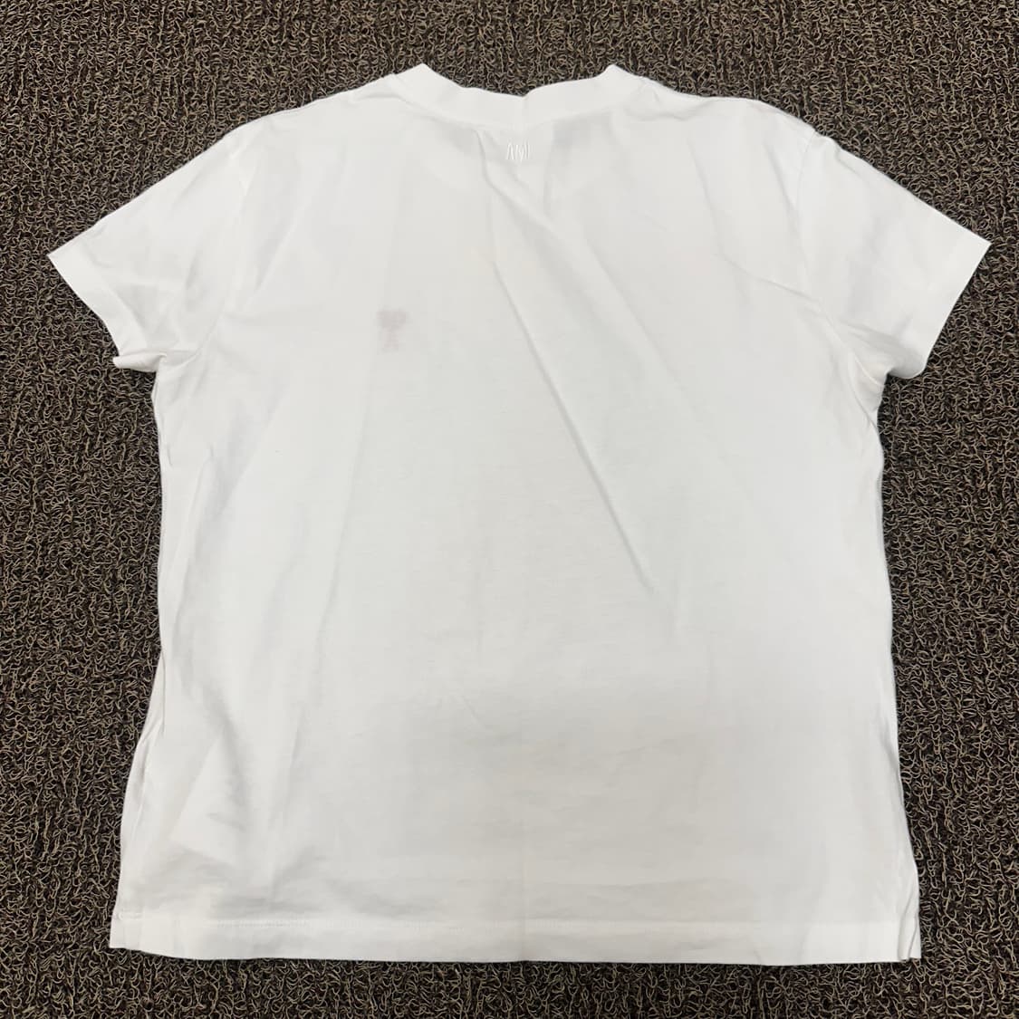 AMI 아미 여성 스몰로고 반팔티셔츠 화이트 상품이미지5