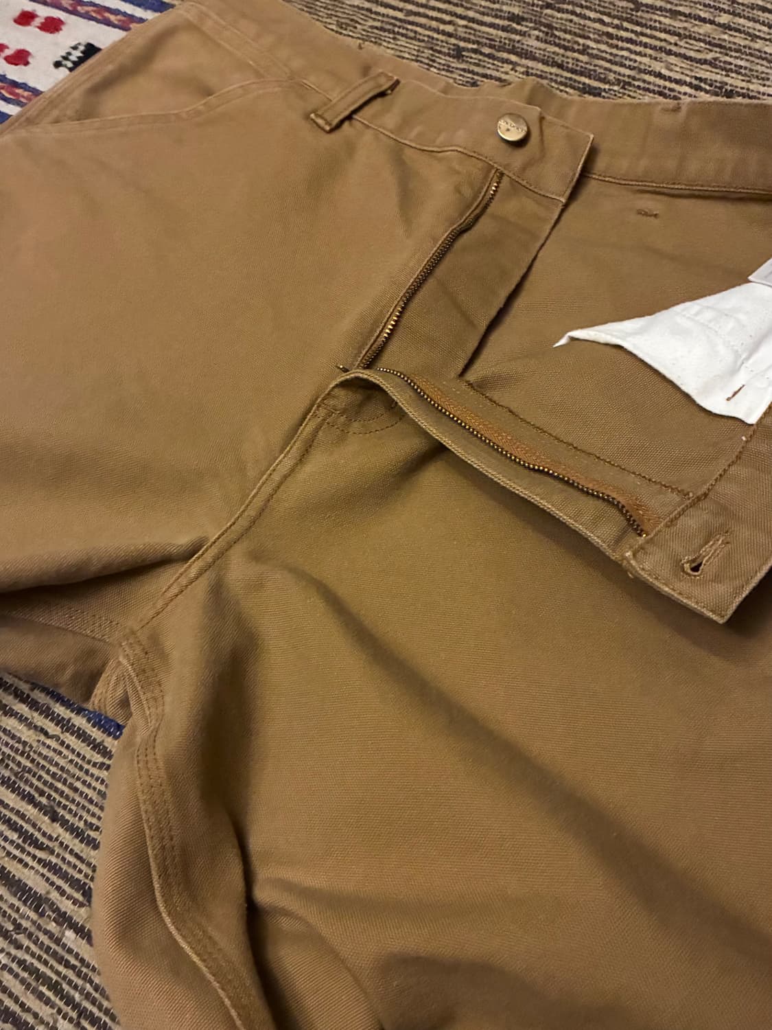 (34)칼하트 오가닉코튼 캔버스 싱글니 워크팬츠 카펜터팬츠 상품이미지3