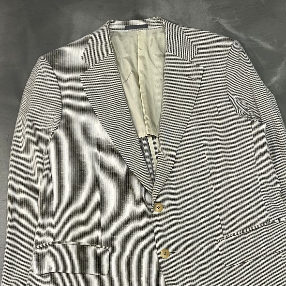  버버리 스트라이프 린넨 블레이저 y15927 상품이미지3