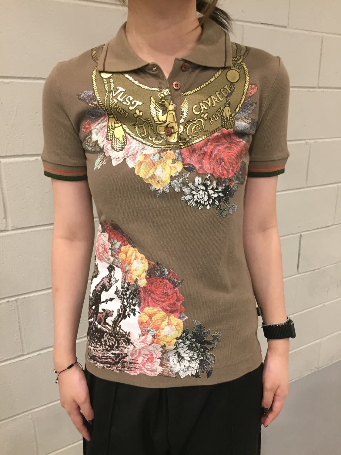 Just Cavalli Necklace Print polo Tee 상품이미지2