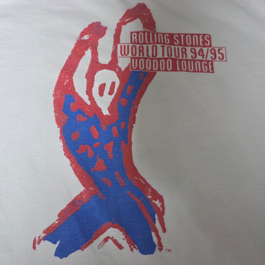[XL] 90s 롤링스톤즈 94/95 월드와이드 빈티지 밴드티 화이트 상품이미지8