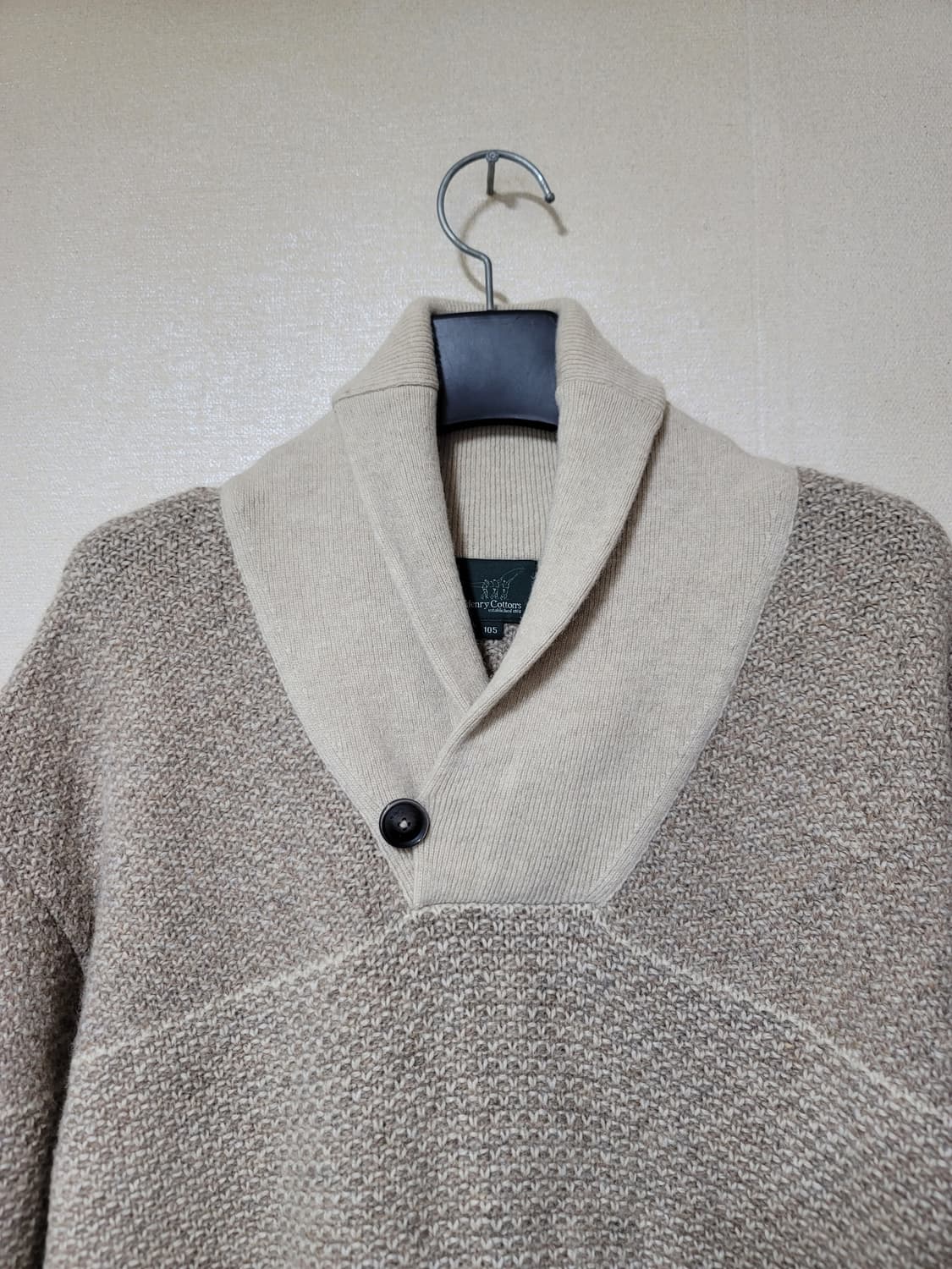 헨리코튼 숄카라 니트 상품이미지2