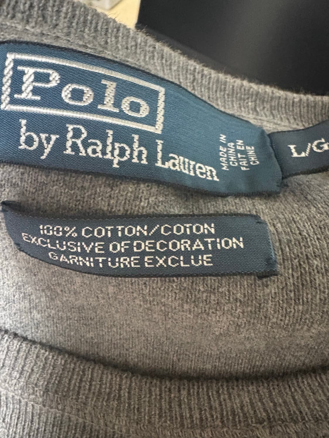 그레이 버건디 폴로 니트 상품이미지1