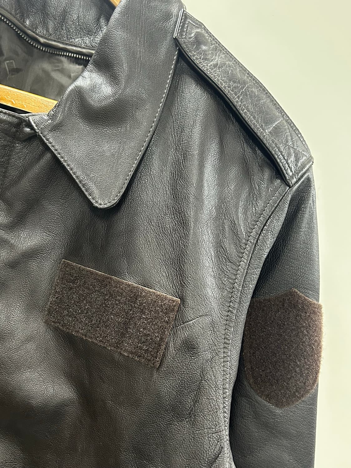 플라이트 가죽 자켓 상품이미지3