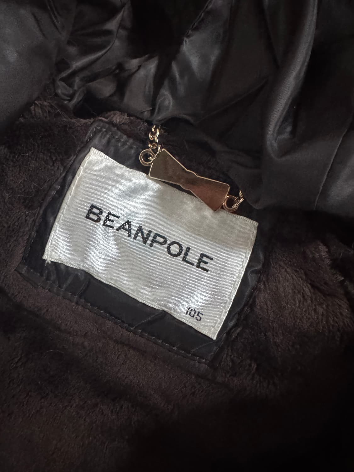 빈폴 키즈 구스다운 경량 퀄팅 후드 자켓 105 상품이미지3