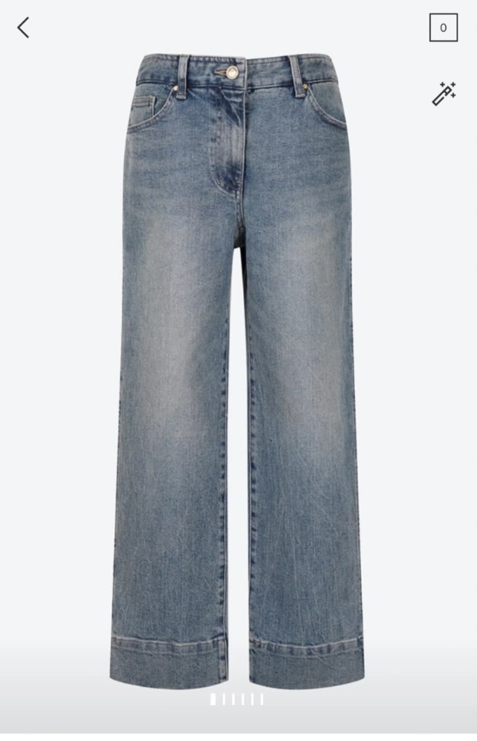 한섬 SJSJ 2023 스트레이트 데님 팬츠 61-90사이즈 상품이미지1