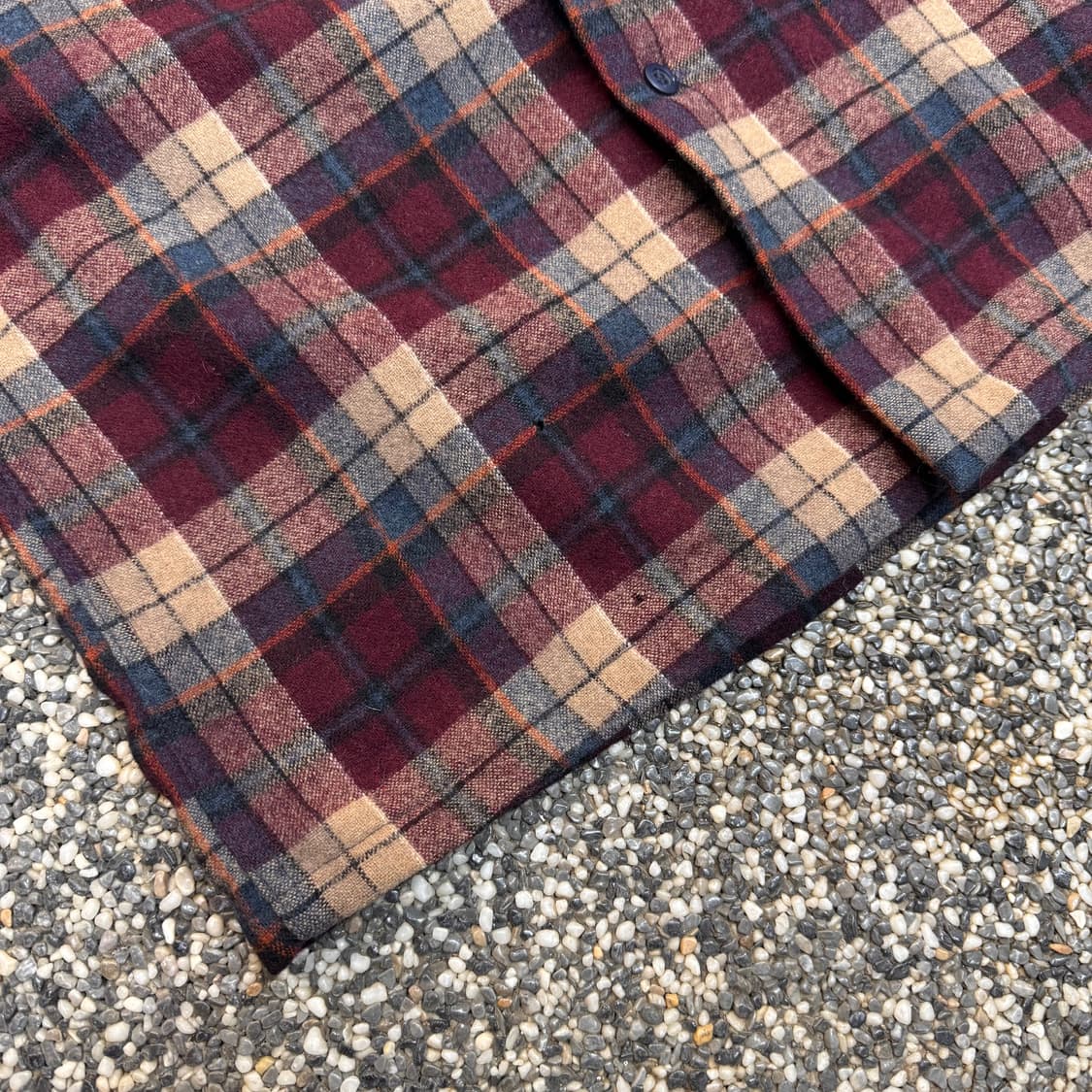 80s 펜들턴 컷포인트 울 셔츠 made in USA (M)   상품이미지4