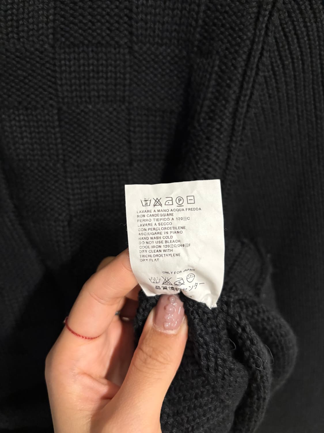 MAX&Co tricot black knit zip up cardigan 상품이미지8