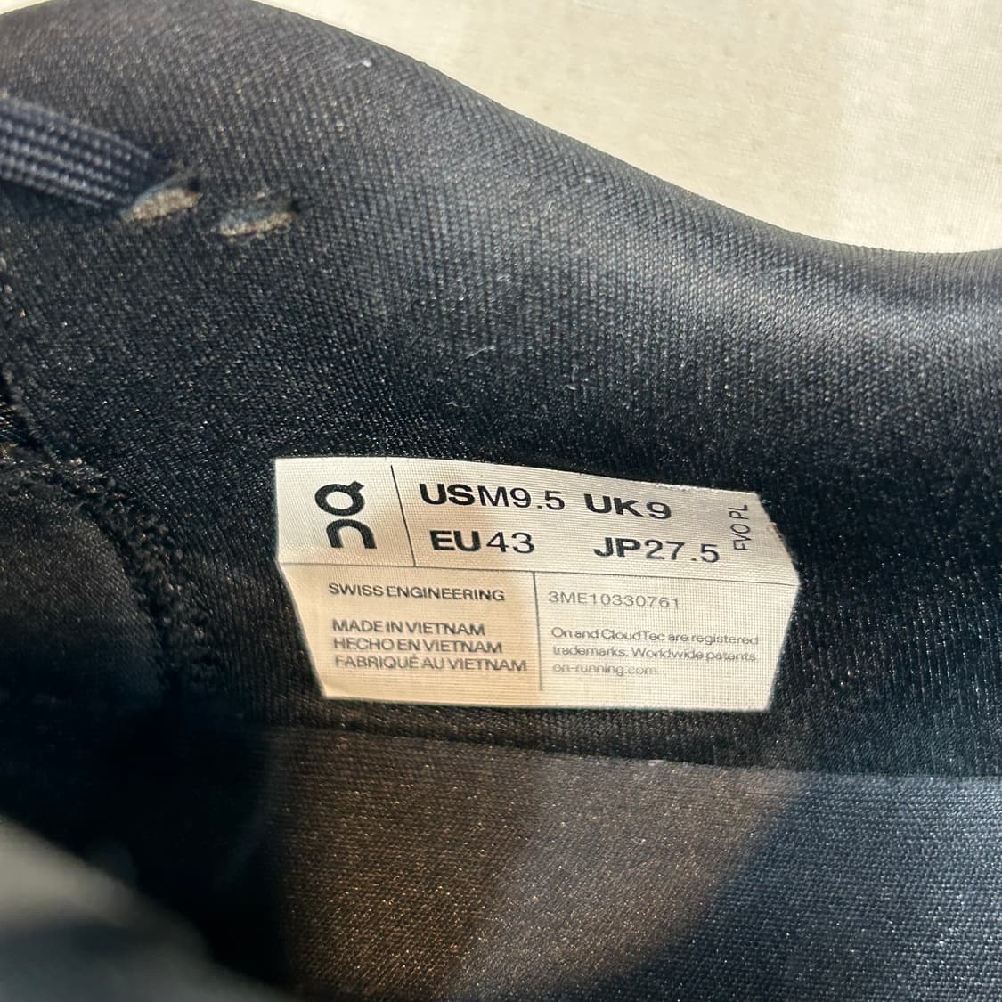 275) 파프 PAF 온러닝 클라우드몬스터2 블랙 마그넷 상품이미지9