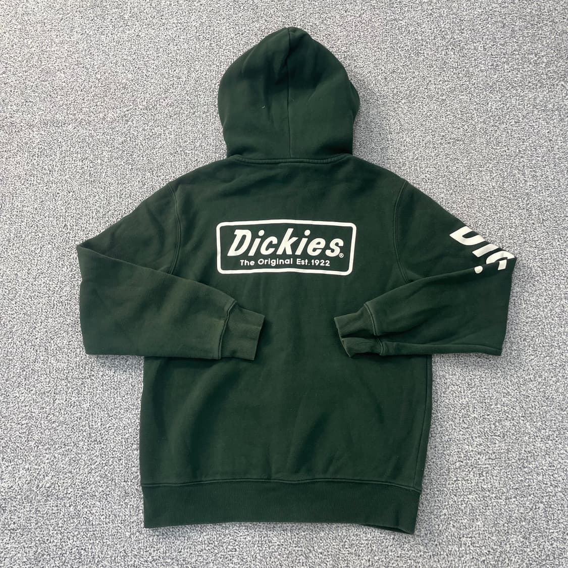 S-M 디키즈 박스로고 기모 후드집업 0304S1 상품이미지4