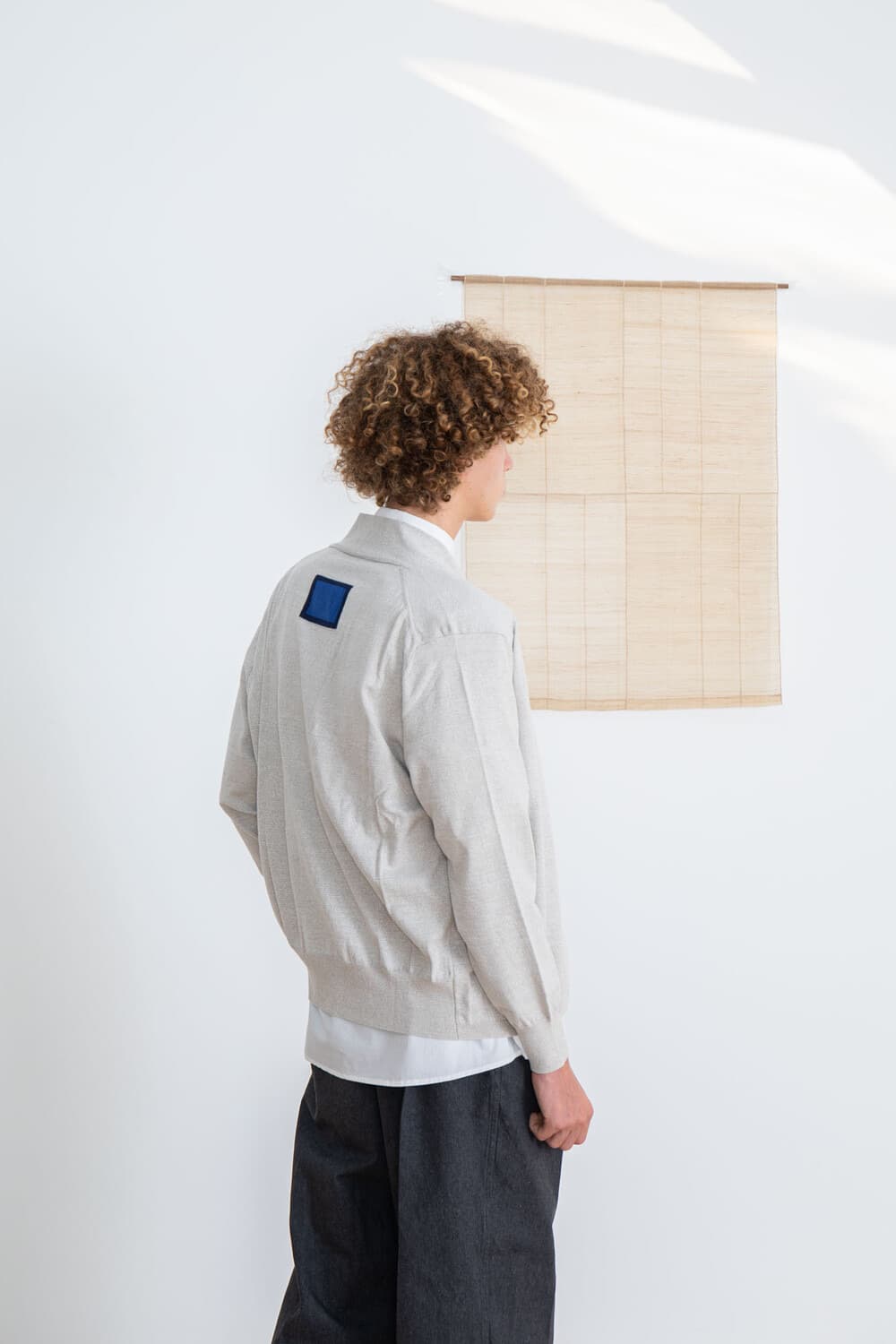 도큐먼트 네이비 가디건 L 상품이미지1