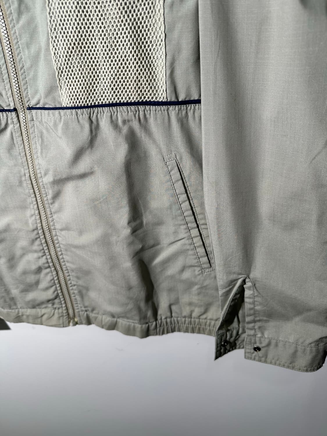 빈티지 얇은 코튼 블루종 자켓 상품이미지3