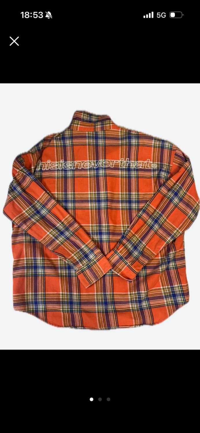 디스이즈네버댓 체크셔츠 M 상품이미지1