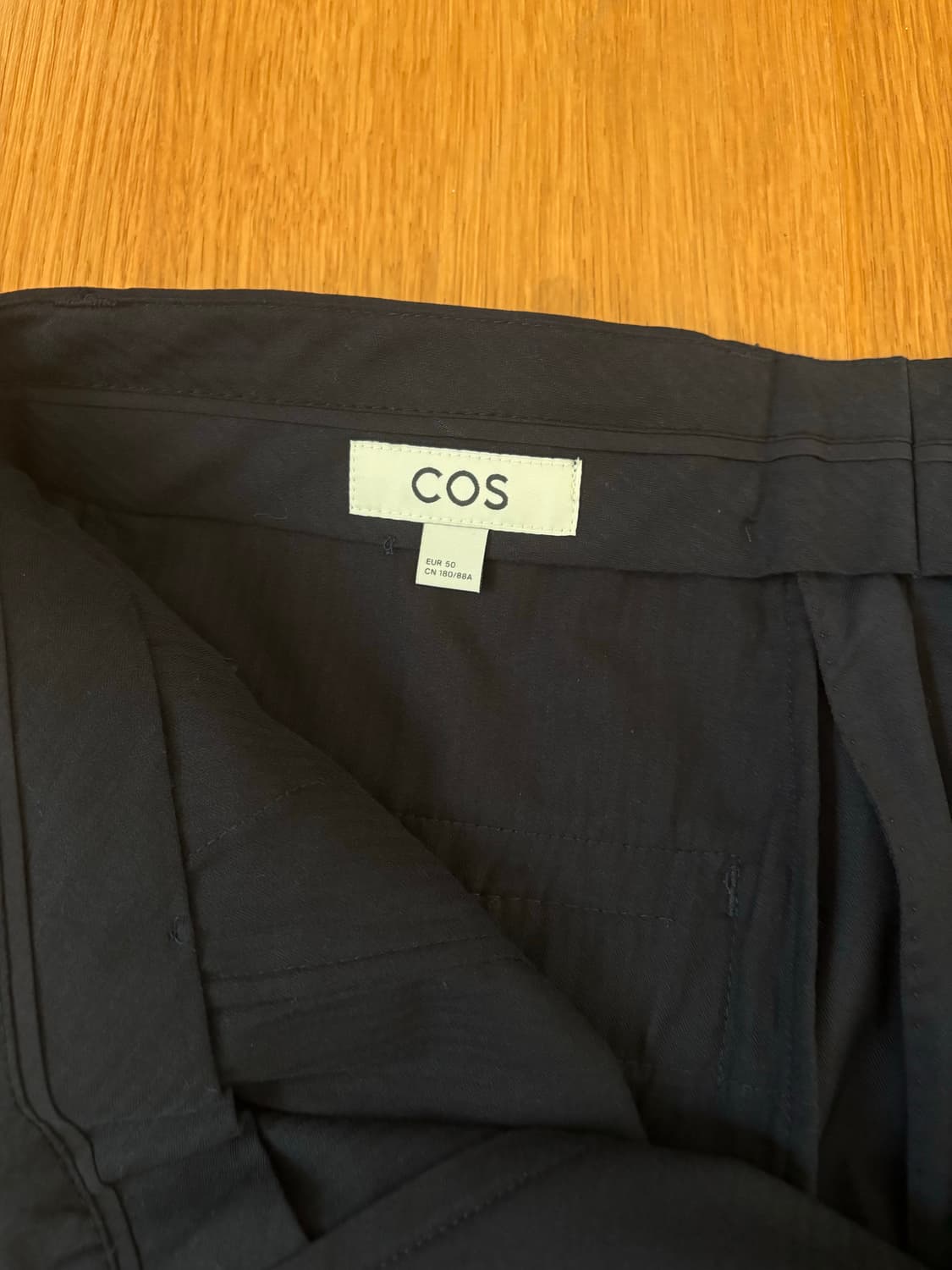 50 코스 와이드팬츠 43사이즈 남색 상품이미지2