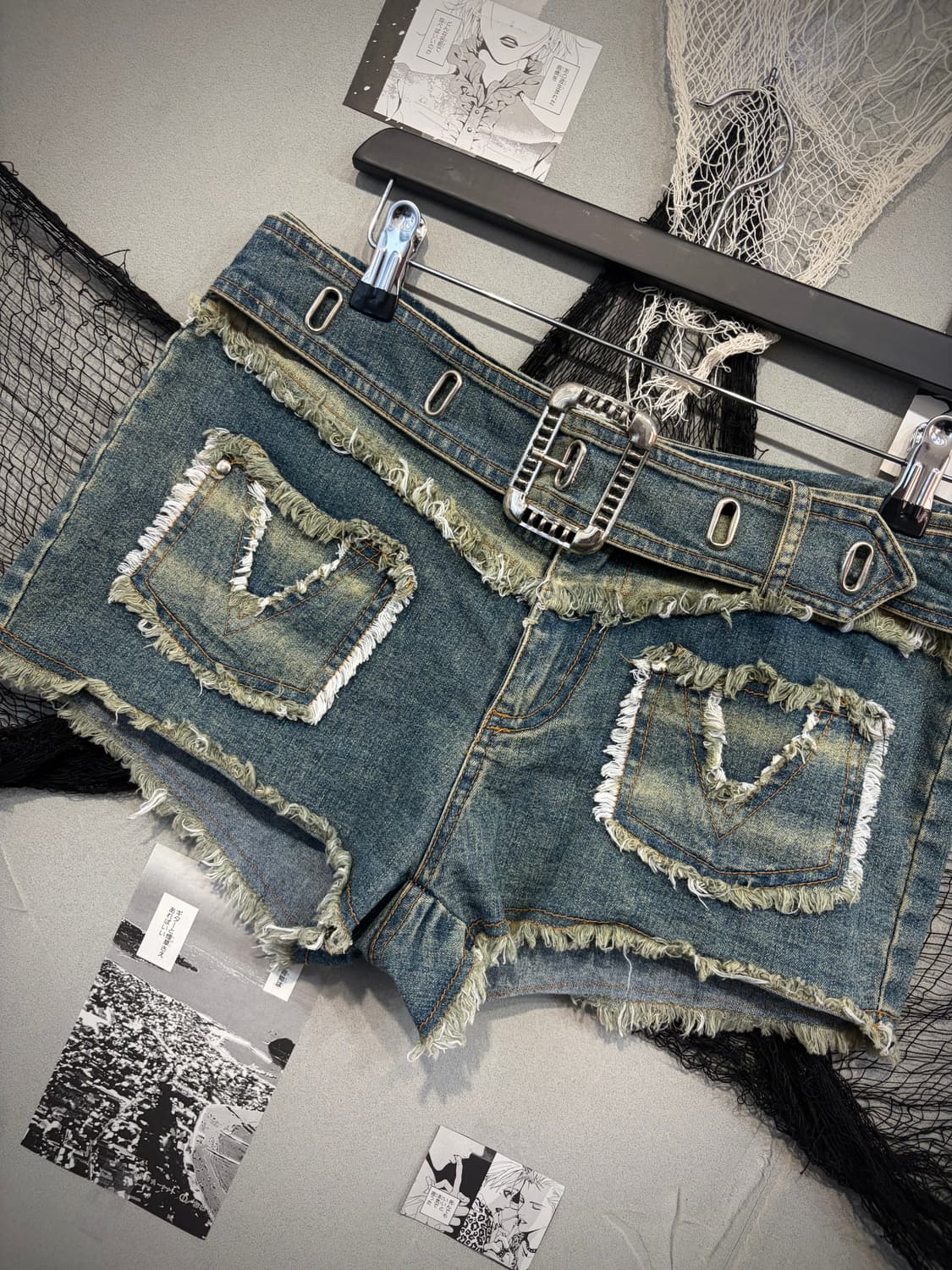 Onegyaru washing pocket detail pants 상품이미지3