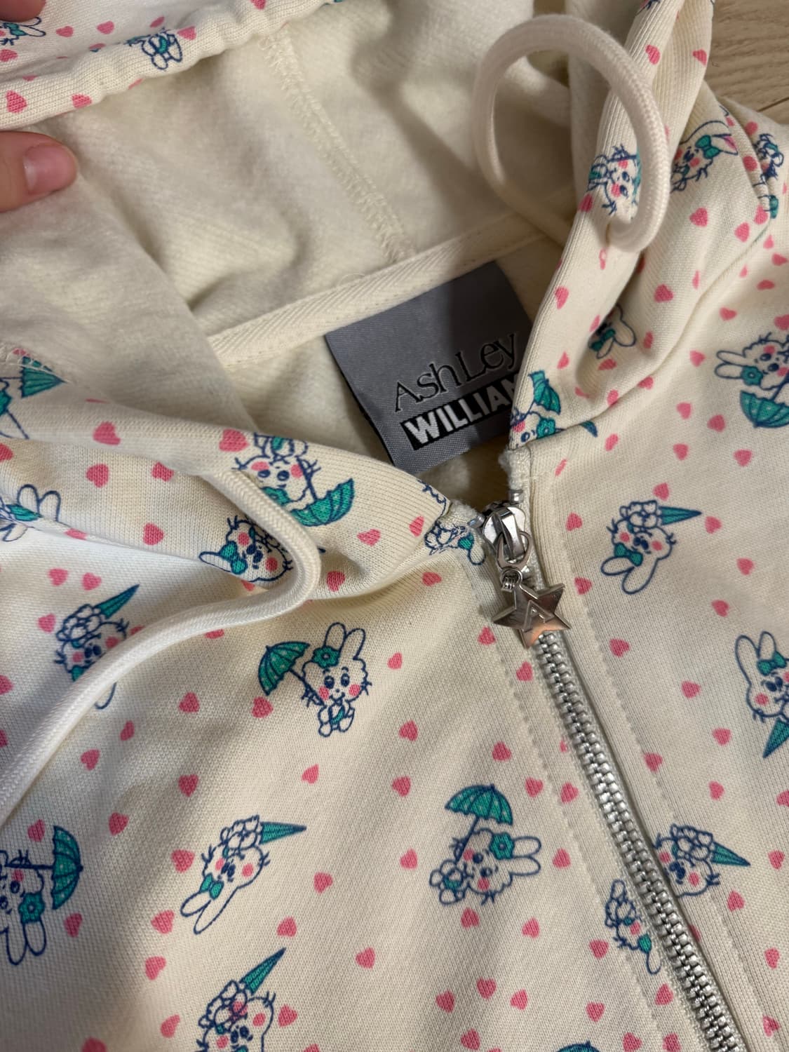 애슐리윌리엄스 버니 후드집업 M 상품이미지3