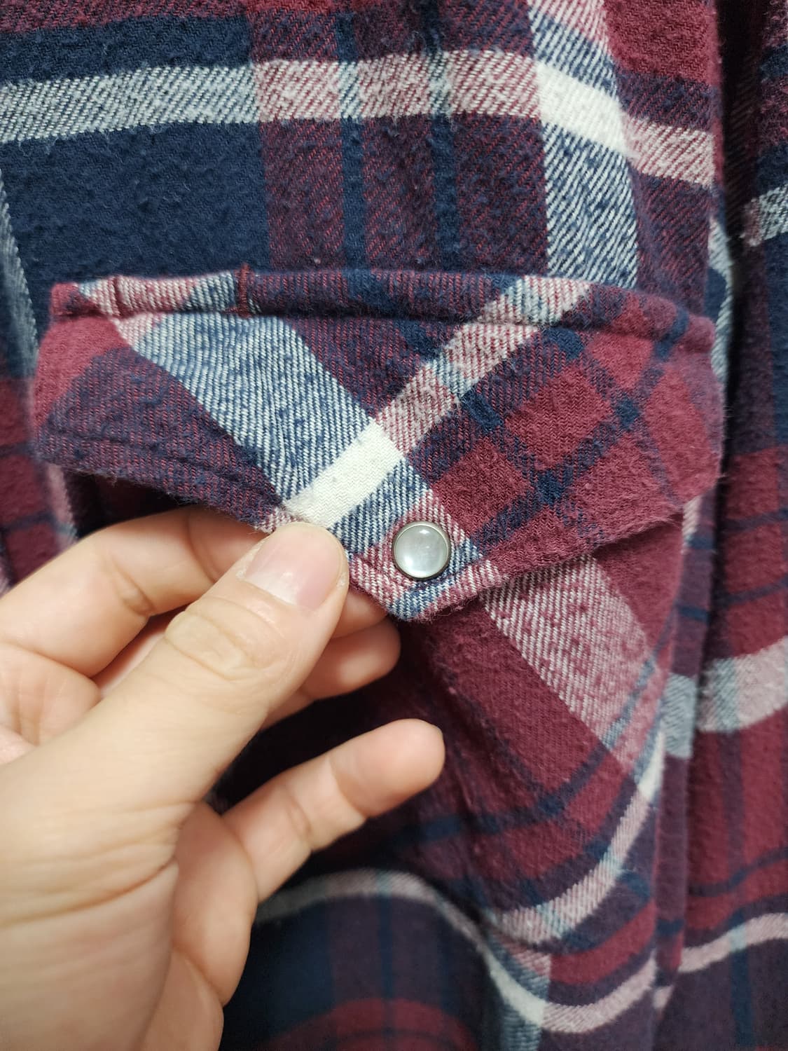 USA 빈티지 웨스턴 체크셔츠  상품이미지4