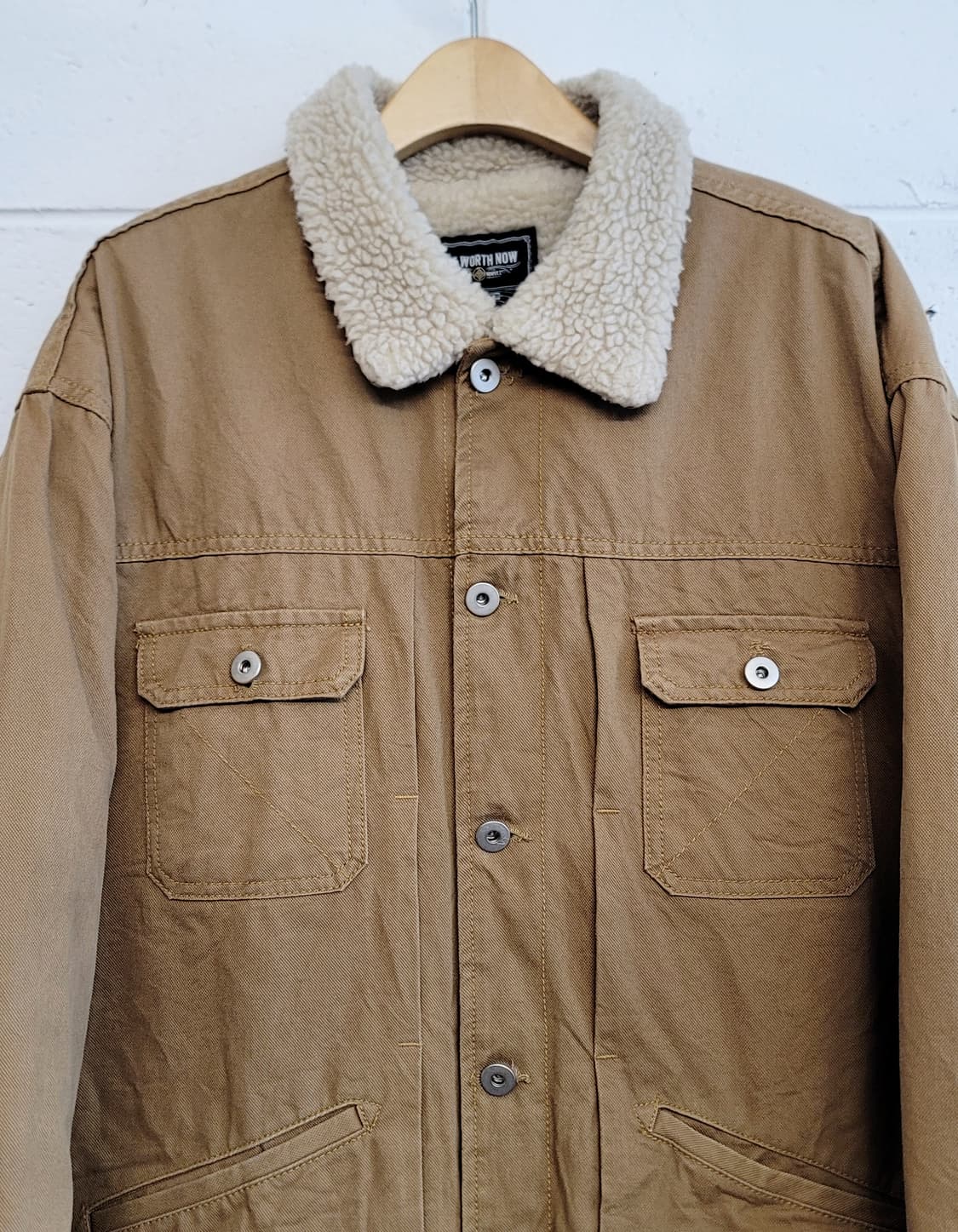 TWN(더워스나우) 쉐르파(안감양털) 트러커자켓 판매 상품이미지4