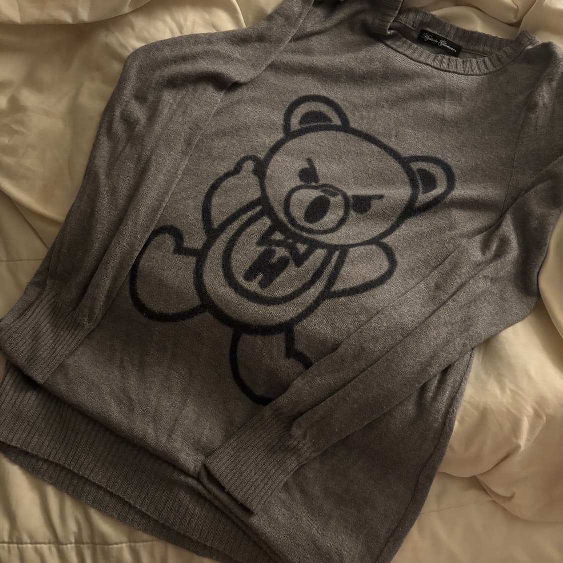 (정품) 히스테릭글래머 히글 퍽베어 그레이 니트 상품이미지2