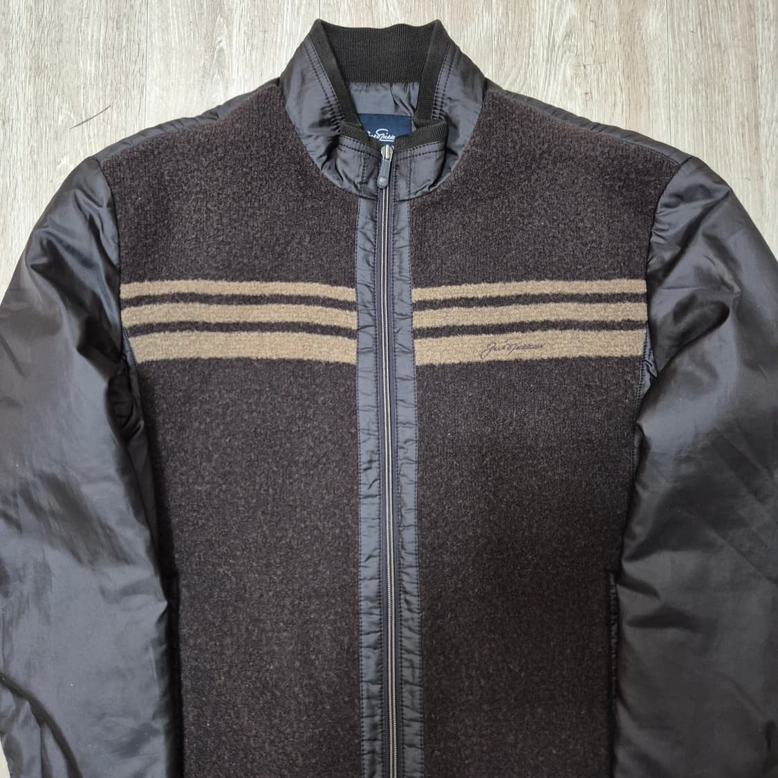 잭니클라우스 스트라이프 하이브리드 모직 점퍼 L(100) 상품이미지2