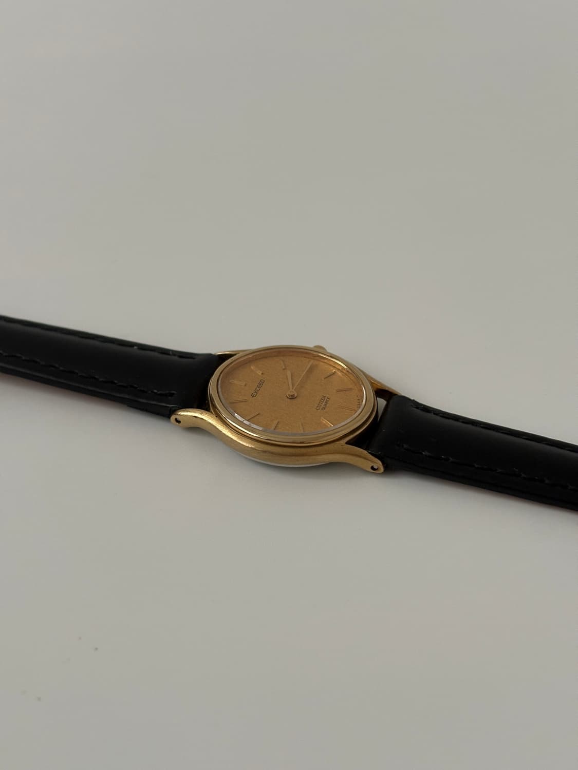 80s Exceed gold oval Ladies Quartz 상품이미지6