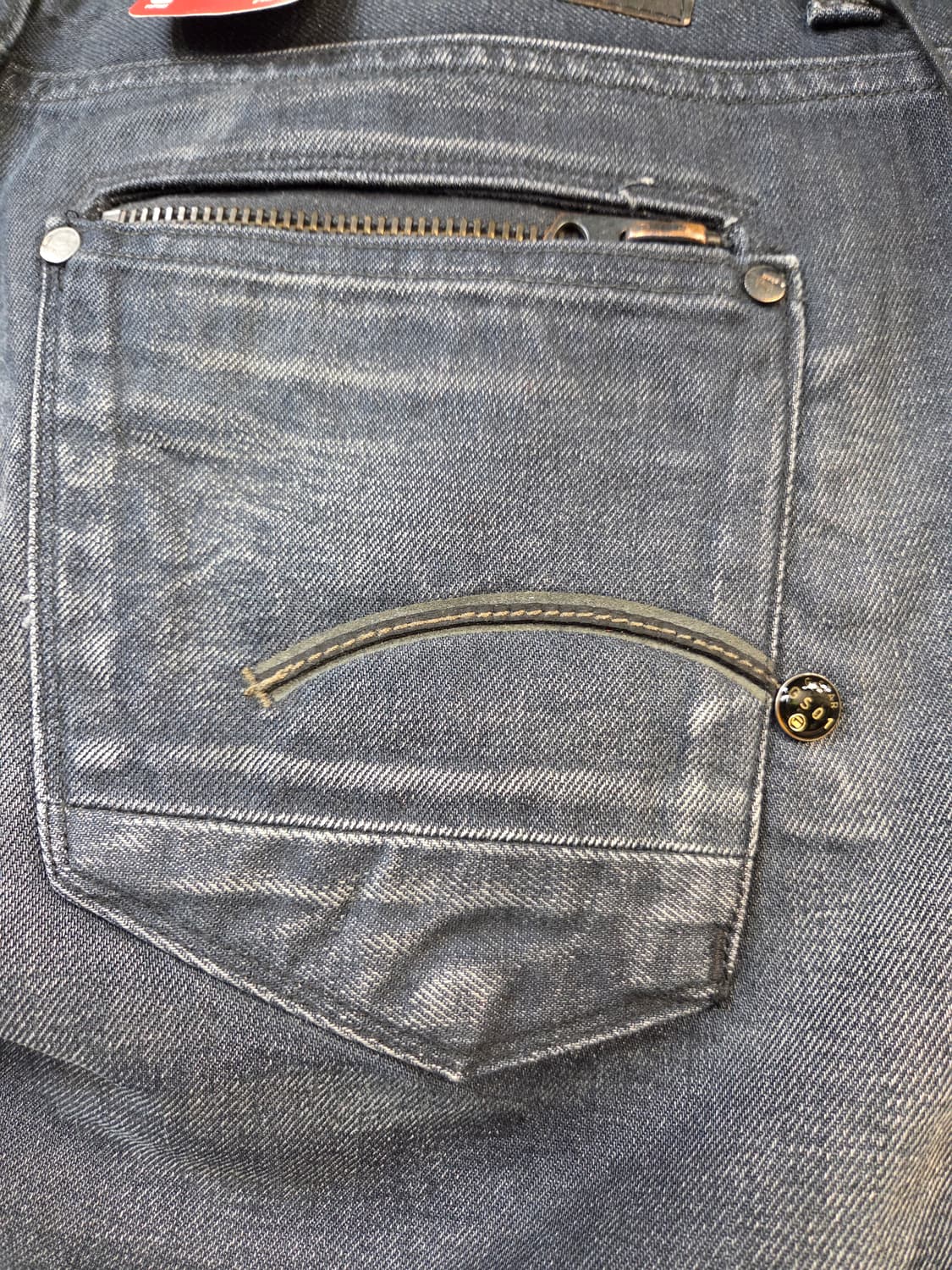 G-Star Raw 워싱 데님 청바지(W33/L32) 상품이미지6