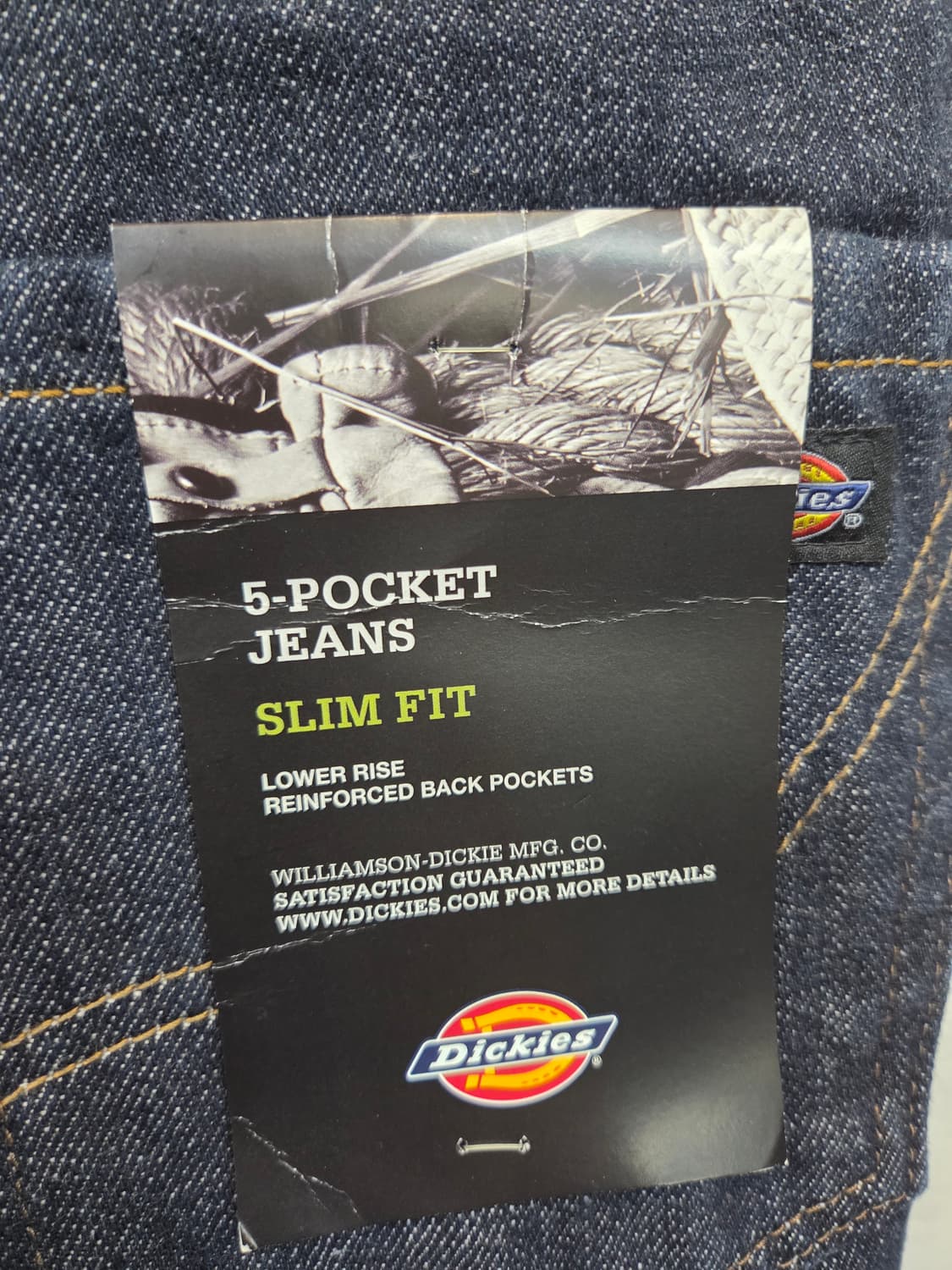 디키즈 5 포켓 생지 데님팬츠 38 슬림  상품이미지3
