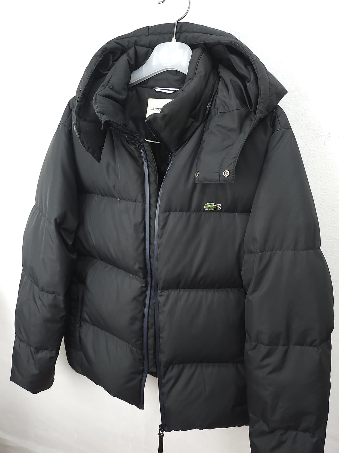 라코스테 블랙 푸퍼 패딩 100-105 XL 상품이미지6
