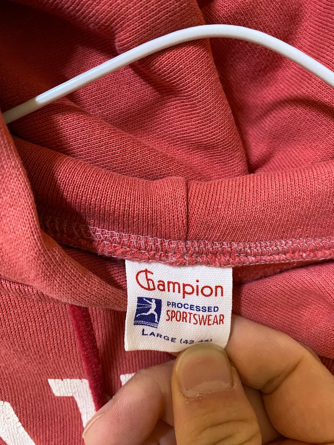 챔피언 복각라인 후드티 상품이미지2