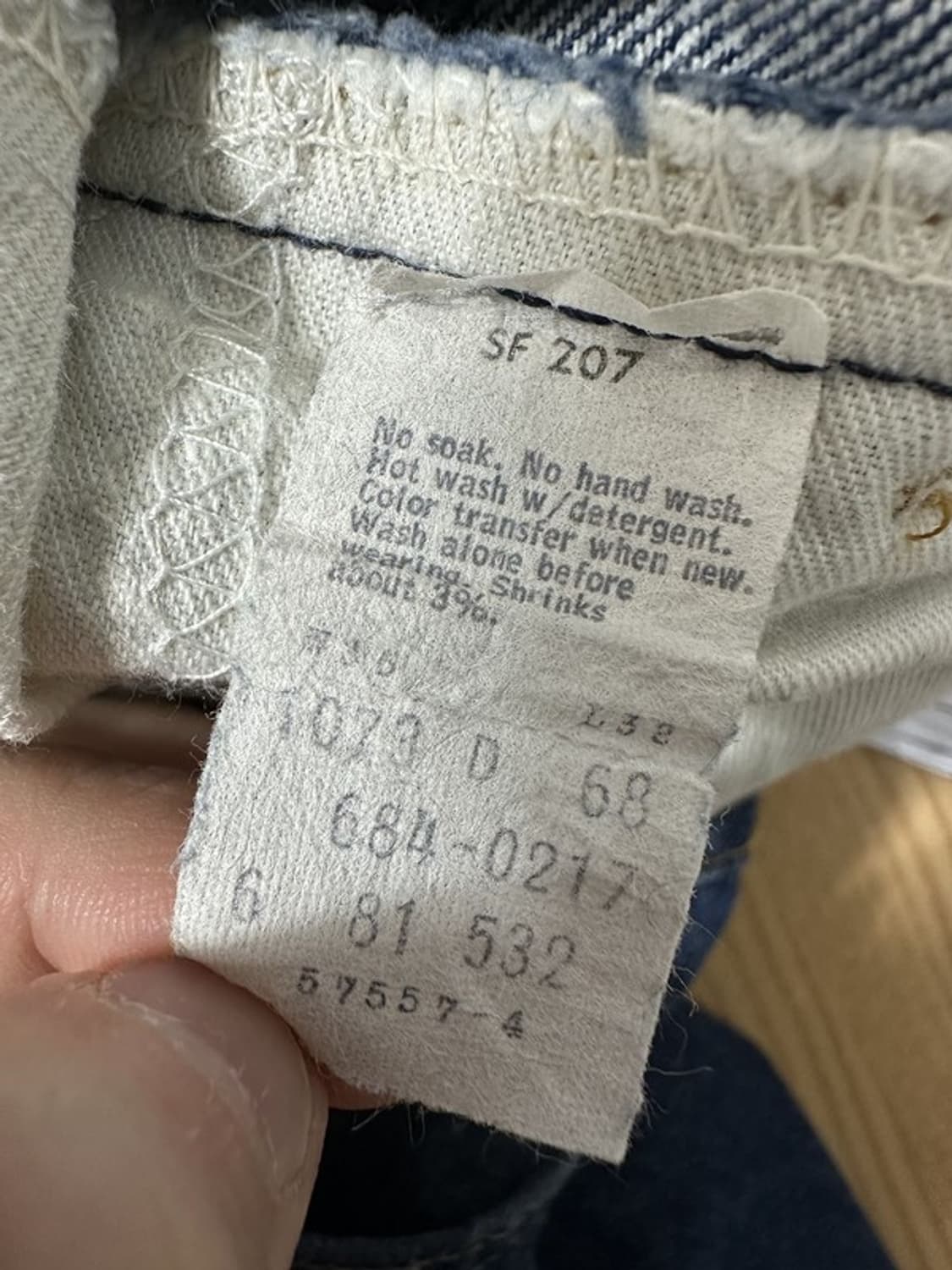[W36L32] LEVI'S 리바이스684 80s USA 오렌지탭빈티지 상품이미지5