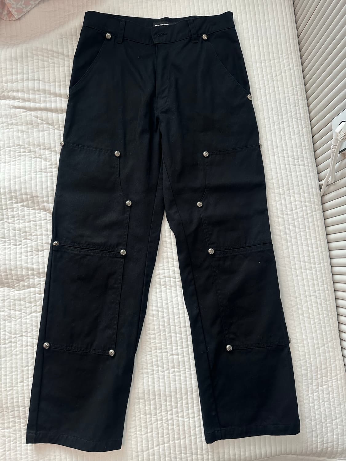 하우스 락 클럽 카펜터 팬츠 블랙 houserockclub 상품이미지4