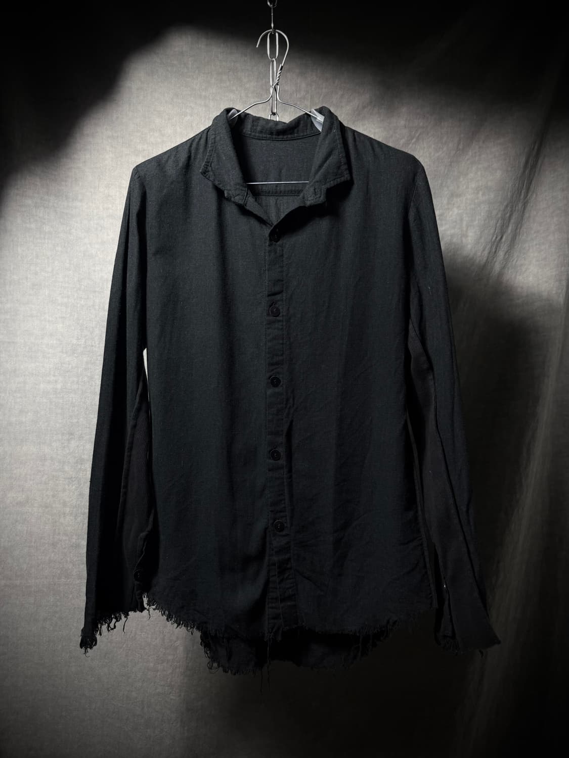 CATORCE Side Panel Cutout Linen Shirt  상품이미지4