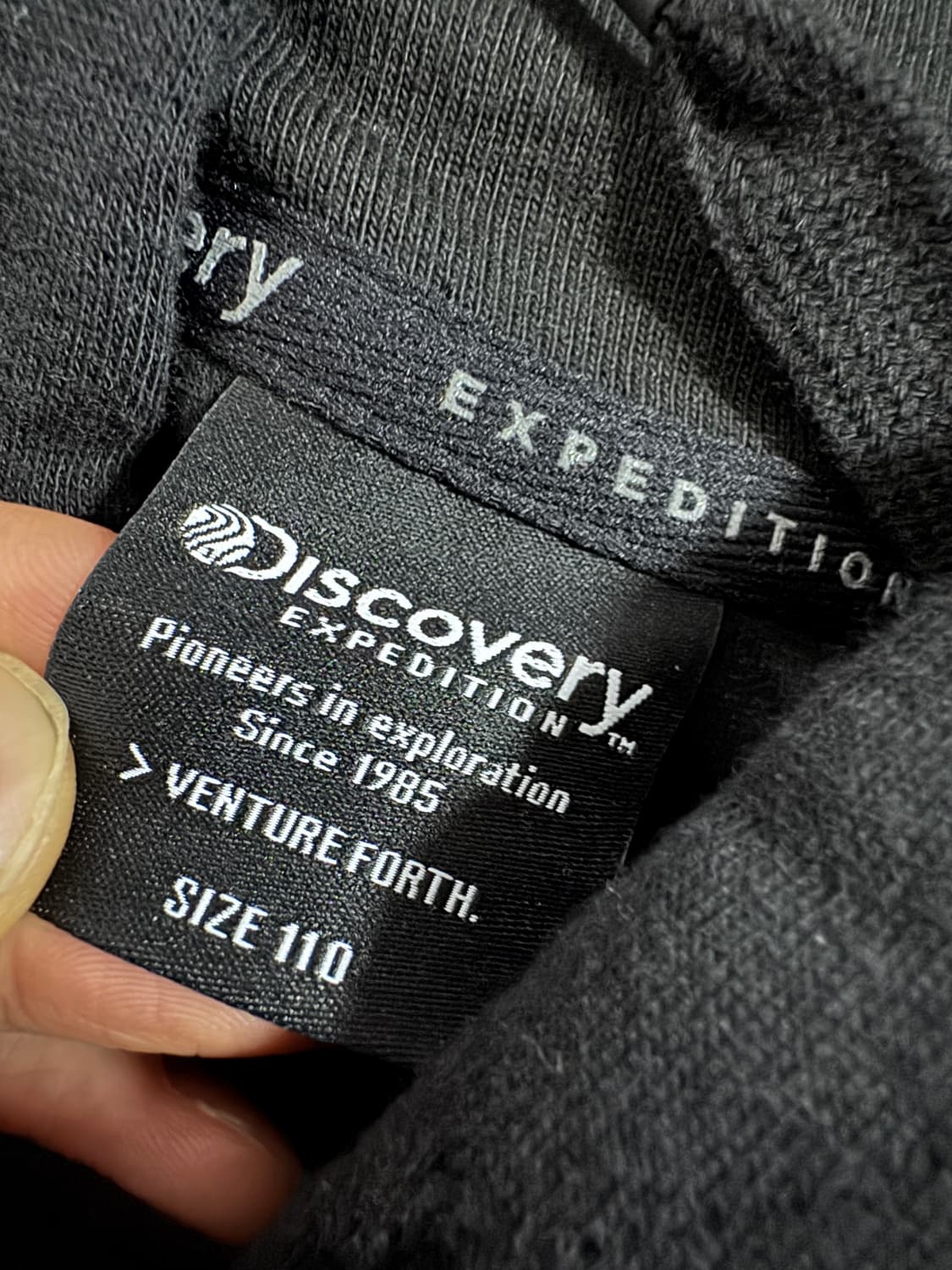디스커버리 21년도 블랙 와팬 퀄팅 후드티 2XL 상품이미지3